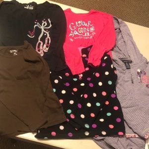 Lot of 5 girl’s tops, size 6-6x.